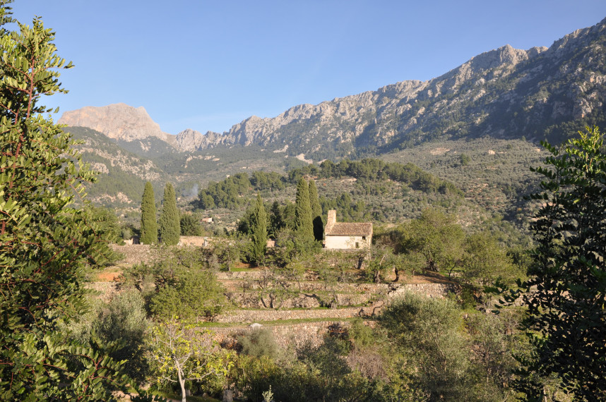 Scenic view of Soller valley in Mallorca representing peace of mind with comprehensive expat insurance